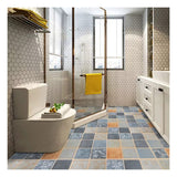 Wear-Resistant Bathroom Floor Wallpaper, Anti Slip Peel and Stick Vinyl Flooring Roll Self-Adhesive Decorative Contact Paper
