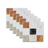 Stylish Tile Stickers White Gray Marble Stick on Tiles Self Adhesive Wall Tiles Waterproof Bathroom Tile Stickers Oil Proof 30pcs In Australia - Darrahopens