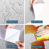 Kitchen Self-Adhesive Wallpaper,Stove Countertop Waterproof High Temperature Resistant Stickers, Cabinet Aluminum Drawer Sticker