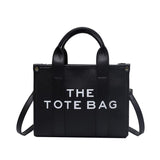 The Tote Bag for Women, Leather Tote Bag with Zipper Mini Personalized Top Handle Crossbody Handbags （black）