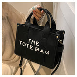 The Tote Bag for Women, Leather Tote Bag with Zipper Mini Personalized Top Handle Crossbody Handbags （black）