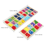 1 Set Wooden Letters Numbers Colored Wooden Spelling Letters Preschool Educational Early Learning Supplies Wood ABC Puzzle Boards In Australia - Darrahopens