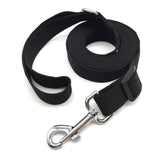 Black Durable Nylon Dog Training Leash,Dog/Puppy Obedience Recall Training Agility  Training Leash, Play, Safety （Black)