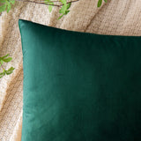 Velvet Emerald Green Throw Pillow Covers Pack of 2 Soft Decorative Square Cushion Covers for Couch Sofa Bed Livingroom Car,40x40Cm In Australia - Darrahopens