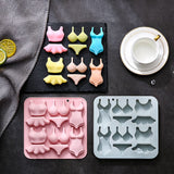 2Pcs Silicone Mold Cake Fondant Gummy Fat Bomb Jelly Mould Ice Cube Tray Resin Clay Crayon Melt Mini Soap Mold In Australia - Darrahopens