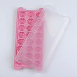 Easy-Release Silicone & Flexible 24-Ice Cube Trays With Spill-Resistant Removable Lid, For Cocktail, Freezer, Stackable Ice Trays