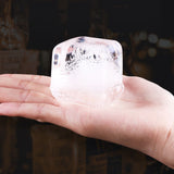 Large Ice Cube Tray with Lid,Big Ice Cube Trays, Stackable Square Ice Cube Tray, Easy Release & BPA Free, Silicone Ice Cube Maker
