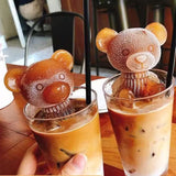 2Pcs 3D Teddy Bear Ice Silicone Molds Ice Cube Trays Mold Silicone Animal Mold Soap Candle Mold Ice Cube for Coffee Milk Tea Candy In Australia - Darrahopens