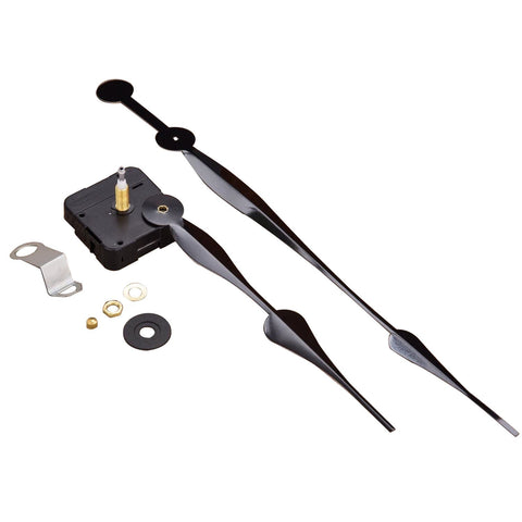 High Torque Quartz Clock Movement Clock Replacement Mechanism with  Long Spade Hands for DIY Clock (Black） In Australia - Darrahopens
