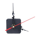 Tool parts replace for Machine 1Set Silent Wall Quartz Clock Movement Mechanism Black And Red Hands Kit DIY Set With Hook