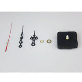 Tool parts replace for Machine 1Set Silent Wall Quartz Clock Movement Mechanism Black And Red Hands Kit DIY Set With Hook