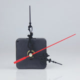 Tool parts replace for Machine 1Set Silent Wall Quartz Clock Movement Mechanism Black And Red Hands Kit DIY Set With Hook