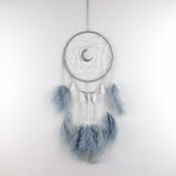 Nice Dream Grey Dream Catchers, Room Nursery Decor for Girls Boys, Handmade Feather Wall Decor Home Ornaments Craft （4pcs） In Australia - Darrahopens