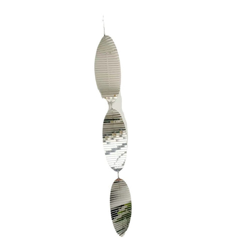 Bird Deterrent Wind Spinner Weather-Resistant Reflector Metal Double-Sided Highly Reflective Device for Indoor Outdoor Use Garden