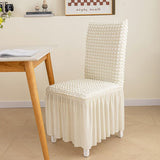 Dining Chair High Back Living Room Chairs Faux Leather Quilted Fabric Accent Chairs Wing Armless Side Chair Tufted Thicken（2pcs） In Australia - Darrahopens