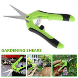 1-Pack Pruning Shears, Gardening Hand Pruner, Professional Pruning Scissors with Straight Stainless Steel Precision Blades