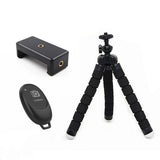 Phone Mini Tripod,Premium Flexible Mobile Phone Tripod Stand Compatible with Samsung , Small Digital Camera, Black