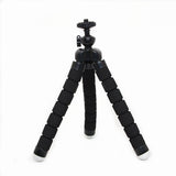 Phone Mini Tripod,Premium Flexible Mobile Phone Tripod Stand Compatible with Samsung , Small Digital Camera, Black