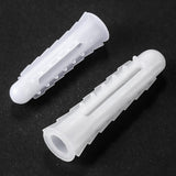 Wall Anchor Plastic Nylon Tubing New Barbed Structure Increases Joining Power - for Brick Concrete and Cement Wall Fastening