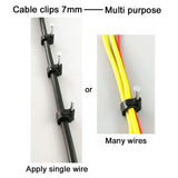 Cable Wire Clips Nail in Cable Clips Cable Tacks Coaxial Nail Clamps Cable Nails for Cords Cable Management Ethernet