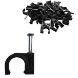 Cable Wire Clips Nail in Cable Clips Cable Tacks Coaxial Nail Clamps Cable Nails for Cords Cable Management Ethernet