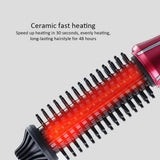 Hot Air Curling Brush, Electric Folding Hair Curler Comb Brush Portable Electric Curling Brush Hair Dressing Beauty Tool In Australia - Darrahopens