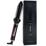 Hair Curling Iron Brush,Hot Curling Comb Ceramic Rotating Curling Iron ,Heated Round Brush Hair Styler Tool for Short Hair In Australia - Darrahopens