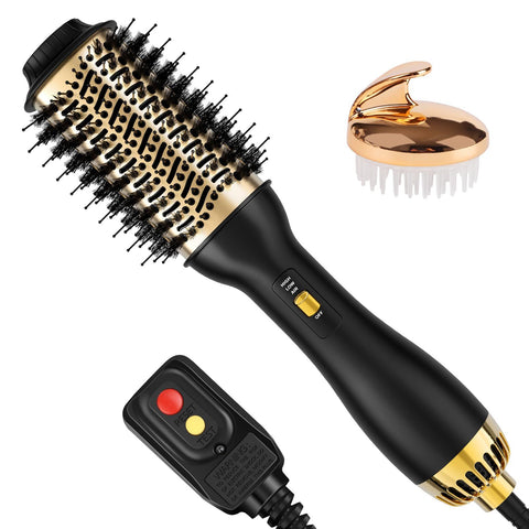 Hair Dryer Brush Blow Dryer Brush, Hot Air Brush with Oval Barrel, Salon-Grade Hair Dryer Brush Blow Dryer for All Hair Types In Australia - Darrahopens