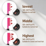 Pink Hot Comb Electric Hot Comb Heating Pressing Combs Hair Straightening Hot Comb Hair Straightener Heat Pressing Combs In Australia - Darrahopens