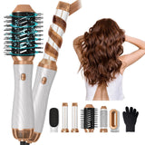 Blow Dryer Brush Detachable, Hair Dryer Brush, Air Hair Curling Iron Wrap Styler, Negative Ion Hair Straightener Brush
