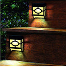 4pc Modes Solar Waterproof Lighting for Deck, Fence, Patio, Front Door, Stair, Landscape, Yard and Driveway Path