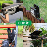 2pc Clip on Solar Lights Outdoor Waterproof Motion Sensor Lights Solar Security Lights for Chain Link Fence Camping Gate