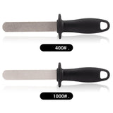 2pc Double Sided Knife Sharpener Sharpening Stone File Garden Tool Sharpening Knife, Axe, Lawn Mower Blade, Loppers, Chisels