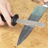 2pc Double Sided Knife Sharpener Sharpening Stone File Garden Tool Sharpening Knife, Axe, Lawn Mower Blade, Loppers, Chisels