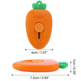 4pc Creative Carrot an Strawberry Shaped Art & Craft Cutter Retractable Box Letter Opener Portable Utility Knives Office In Australia - Darrahopens