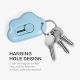 3PCS Mini Cloud Shaped Utility Knife, Portable Retractable Box Cutter Letter Opener with Key Chain Hole, Safety Package Box Opener In Australia - Darrahopens