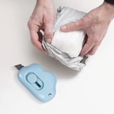 3PCS Mini Cloud Shaped Utility Knife, Portable Retractable Box Cutter Letter Opener with Key Chain Hole, Safety Package Box Opener In Australia - Darrahopens