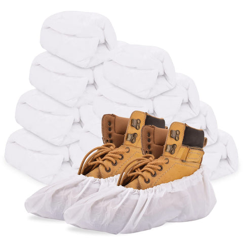 100pc Shoe Covers Disposable,Boot Covers Waterproof Non Slip -Resistant One Size Fits Most for Rain Cleaning Indoor In Australia - Darrahopens