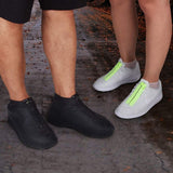 Silicone Waterproof Shoe Covers, reusable upgraded overshoes with waterproof zipper, Boots Non-Slip Washable Protection In Australia - Darrahopens