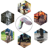 Silicone Waterproof Shoe Covers, reusable upgraded overshoes with waterproof zipper, Boots Non-Slip Washable Protection