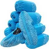 Shoe Covers  Disposable Blue Boot & Shoe Covers. Reusable Premium Durable Booties with Non Slip Treads