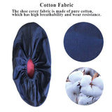 10 pc Shoe & Boot Covers, Durable Cotton Breathable Reusable Shoe Covers, Non Slip Washable Foot & Shoe Booties