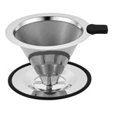 Reusable Stainless Steel Pour Over Coffee Filter Paperless Metal Coffee Strainer Single Cup Pour Over Coffee Maker Pour In Australia - Darrahopens