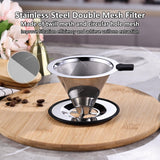 Reusable Stainless Steel Pour Over Coffee Filter Paperless Metal Coffee Strainer Single Cup Pour Over Coffee Maker Pour In Australia - Darrahopens