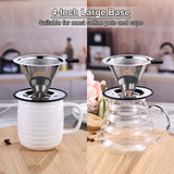 Reusable Stainless Steel Pour Over Coffee Filter Paperless Metal Coffee Strainer Single Cup Pour Over Coffee Maker Pour In Australia - Darrahopens