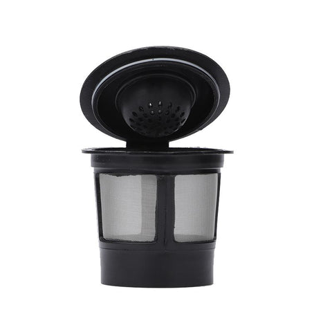 3PC  Black Reusable Cups for Coffee Makers -  Universal Fit Refillable  Coffee Filters