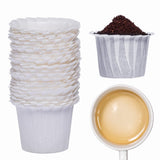 100pc  Count Disposable Coffee Paper Filters,Compatible with all Reusable Coffee Pods  for Single Serve In Australia - Darrahopens