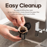 100pc  Count Disposable Coffee Paper Filters,Compatible with all Reusable Coffee Pods  for Single Serve In Australia - Darrahopens
