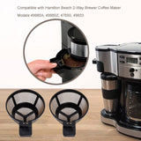 4pc Reusable Single Serve Brew Coffee Basket Scoop,Gold Coffee Filters Replacement Compatible with  Coffee Makers  Accessories In Australia - Darrahopens