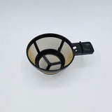 4pc Reusable Single Serve Brew Coffee Basket Scoop,Gold Coffee Filters Replacement Compatible with  Coffee Makers  Accessories